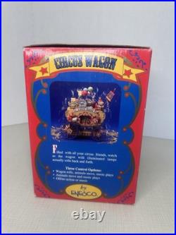 Enesco Workin' For Peanuts Lighted Action Musical Circus Wagon 1992 Box VIDEO