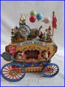 Enesco Workin' for Peanuts Lighted Action Musical Circus Wagon Talk to Animals Enesco Workin' for Peanuts Lighted Action Musical Circus Wagon Talk to Animals