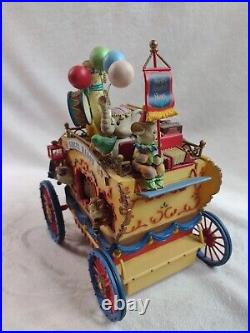 Enesco Workin' for Peanuts Lighted Action Musical Circus Wagon Talk to Animals Enesco Workin' for Peanuts Lighted Action Musical Circus Wagon Talk to Animals