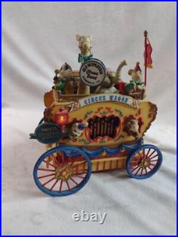 Enesco Workin' for Peanuts Lighted Action Musical Circus Wagon Talk to Animals Enesco Workin' for Peanuts Lighted Action Musical Circus Wagon Talk to Animals