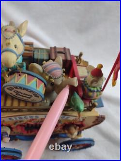 Enesco Workin' for Peanuts Lighted Action Musical Circus Wagon Talk to Animals Enesco Workin' for Peanuts Lighted Action Musical Circus Wagon Talk to Animals