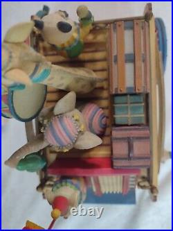 Enesco Workin' for Peanuts Lighted Action Musical Circus Wagon Talk to Animals Enesco Workin' for Peanuts Lighted Action Musical Circus Wagon Talk to Animals
