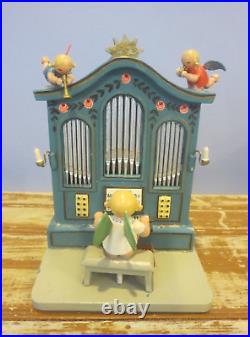 Erzgebirge Wendt Kuhn Thorens Angel Organ Music Box Made in Germany
