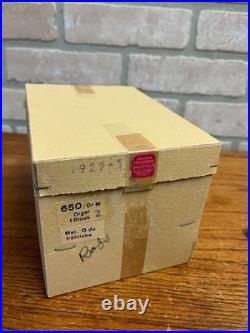 Erzgebirge Wooden Music Box Angel Playing Organ German Works