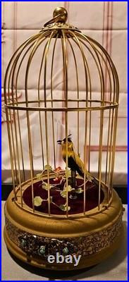 Eschle Automaton Bird Cage W. Germany No Sound (See Description for more info)