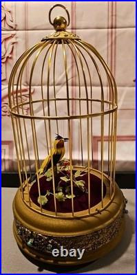 Eschle Automaton Bird Cage W. Germany No Sound (See Description for more info)
