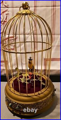 Eschle Automaton Bird Cage W. Germany No Sound (See Description for more info)