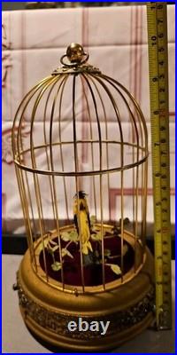 Eschle Automaton Bird Cage W. Germany No Sound (See Description for more info)
