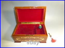 Exc Vintage Reuge Dancing Ballerina Music Jewelry Box Just Serviced (see Video)