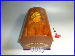 Exc Vintage Reuge Dancing Ballerina Music Jewelry Box Just Serviced (see Video)