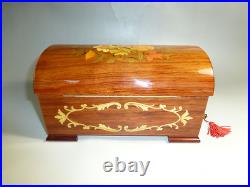 Exc Vintage Reuge Dancing Ballerina Music Jewelry Box Just Serviced (see Video)
