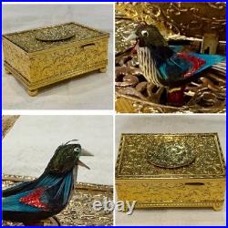 Excellent Vintage Griesbaum SINGING BIRD BOX SERVICED Musical Automaton, VIDEO