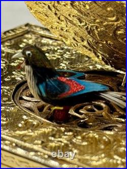 Excellent Vintage Griesbaum SINGING BIRD BOX SERVICED Musical Automaton, VIDEO