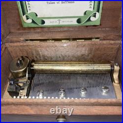 Excellent Vintage Swiss Thorens Music Box 50 Notes, 3 Songs AL 350 Excellent Vintage Swiss Thorens Music Box 50 Notes, 3 Songs AL 350