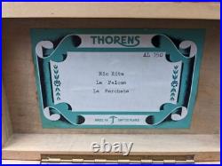 Excellent Vintage Swiss Thorens Music Box 50 Notes, 3 Songs (Watch Video)