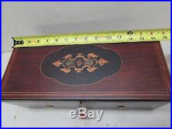 Exquisite Ducommun Girod Swiss 8 Cylinder Music Box Marquetry Inlaid 6 Aires
