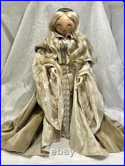 Exquisite XENIS Hand-Painted Doll withREUGE Music Box Winter Fantasy Series VID