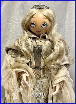 Exquisite XENIS Hand-Painted Doll withREUGE Music Box Winter Fantasy Series VID