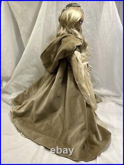 Exquisite XENIS Hand-Painted Doll withREUGE Music Box Winter Fantasy Series VID