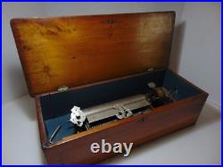 Extremely Rare Antique Swiss Jacot Musical Box Patented Sep 22 1886 12 Songs