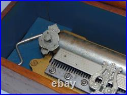 Extremely Rare Antique Swiss Jacot Musical Box Patented Sep 22 1886 12 Songs