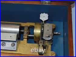 Extremely Rare Antique Swiss Jacot Musical Box Patented Sep 22 1886 12 Songs