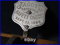 Extremely Rare Antique Swiss Jacot Musical Box Patented Sep 22 1886 12 Songs