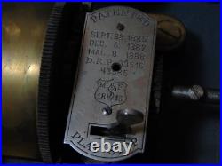 Extremely Rare Antique Swiss Jacot Musical Box Patented Sep 22 1886 12 Songs