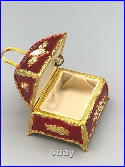 Fancy Red Handbag shaped Music Box by Splendid