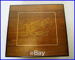 Fascinating Antique Kalliope Disc Music Box With 6 Bells
