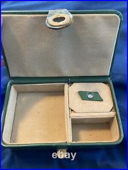 Frank Margot Egyptian Leather Clad Music Box Made In Switzerland Mythology WORKS