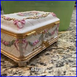Franklin Mint House of Faberge Once Upon a Dream Musical Jewelry Box Disney