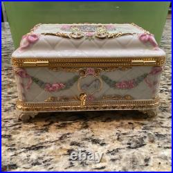 Franklin Mint House of Faberge Once Upon a Dream Musical Jewelry Box Disney