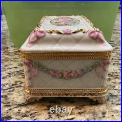 Franklin Mint House of Faberge Once Upon a Dream Musical Jewelry Box Disney
