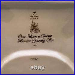 Franklin Mint House of Faberge Once Upon a Dream Musical Jewelry Box Disney