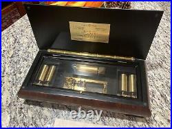 Frederic Chopin Ltd. Ed. Reuge Music Box, 50 Note, 5 Cylinder, Superb condition