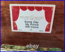 Frog Music Box Someday My Prince Will Come Wooden Trinket Jewelry Reuge 6658