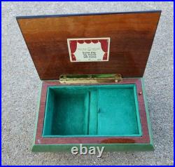 Frog Music Box Someday My Prince Will Come Wooden Trinket Jewelry Reuge 6658