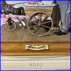 GONE WITH THE WIND Music Box Horse Baby Carriage Tara's Theme SF Music Box