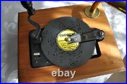 GORGEOUS WOOD THORENS MUSIC BOX AD 30 Automatic 20 Thorens Disks