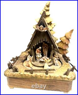 Genuine THORENS Movement Vintage NATIVITY Switzerland Music Box