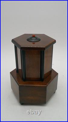 German Wooden Music Box Cigarette Dispenser Holder Click Pawl Not Working READ