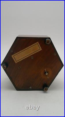 German Wooden Music Box Cigarette Dispenser Holder Click Pawl Not Working READ