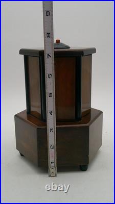 German Wooden Music Box Cigarette Dispenser Holder Click Pawl Not Working READ