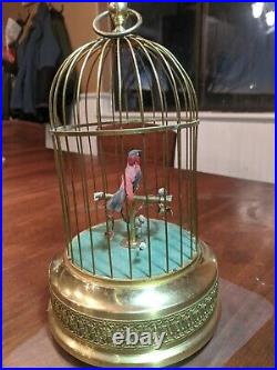 German singing bird cage KEN-D Karl Griesbaum original condition works well