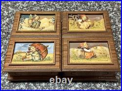 Goebel Hummel Brown Music Box Four Seasons Series (Full Set)