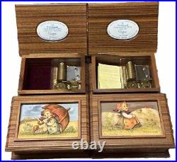 Goebel Hummel Brown Music Box Four Seasons Series (Full Set)