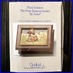 Goebel Hummel In Tune Music Box 3rd Edition of Four Seasons Ltd Ed 3651/10,000