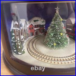 Gold Label Mr. Chritmas Animated Train Village 50 Songs Music Box