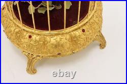 Gold Plated Vintage Singing Birds in Cage Automaton #53690